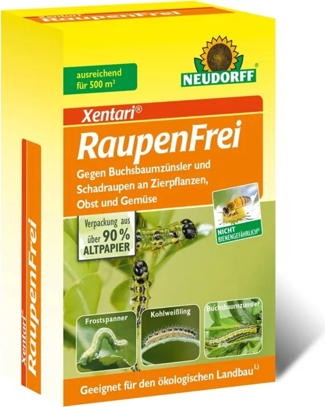 Professionele kwaliteit - Neudorff Xentari "Raupenfrei", 2 x 3 g - Reg. Nr. 3034-902