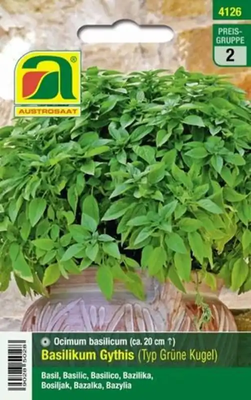 Actie - AUSTROSAAT Basilicum Grüner Kugel - Gythis