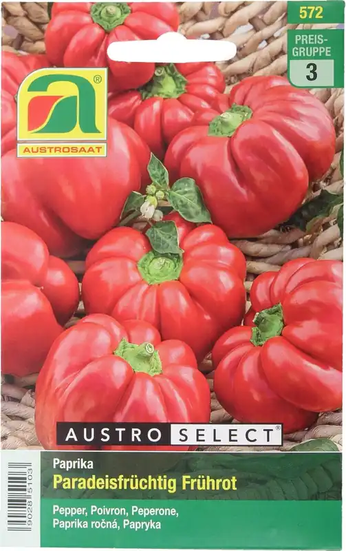 AUSTROSAAT Paprika Paradeisfrüchtig Early Red - Topprijs