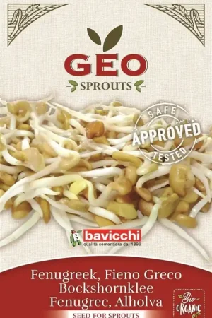 Bavicchi Biologische Kiemgroente "Fenegriek", 300 g - Flitsaanbieding