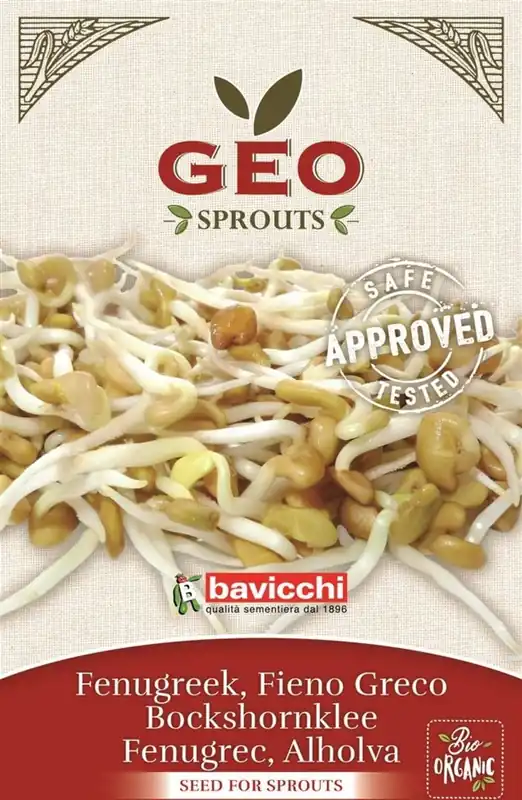 Bavicchi Biologische Kiemgroente "Fenegriek", 300 g - Flitsaanbieding