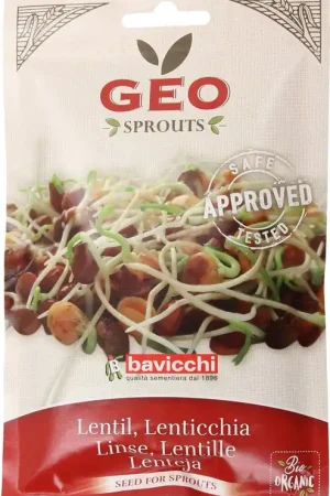 Goed beoordeeld | Bavicchi Biologische Kiemgroente "Linzen", 600 g