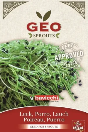 Nieuw gelanceerd - Bavicchi Biologische Kiemgroente "Prei", 6 g
