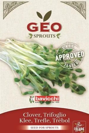 Nieuw in het assortiment | Bavicchi Biologische Kiemgroente "Klaver", 400 g