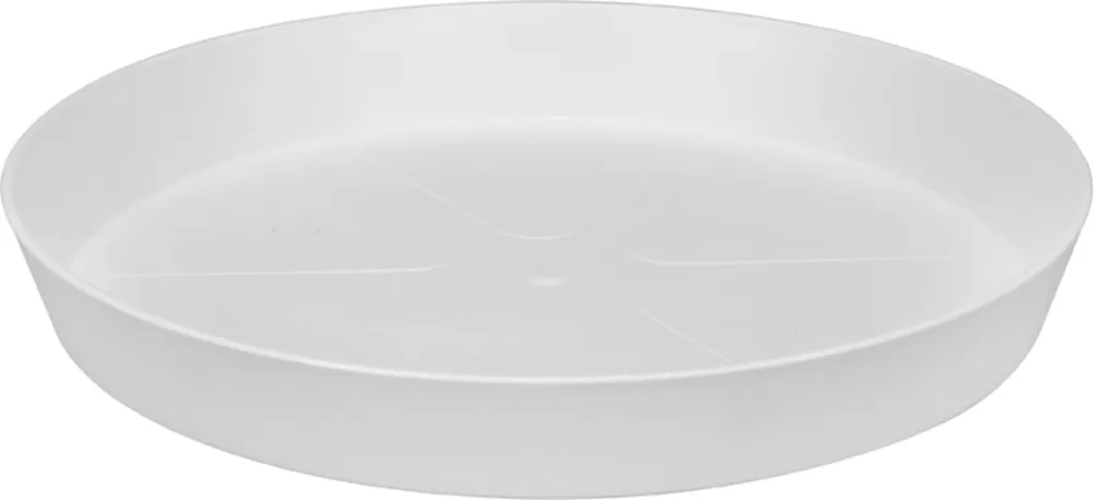 Klaar voor verzending - elho loft urban schotel rond 14cm, oker