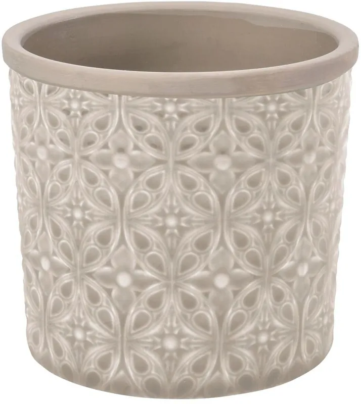 Online kopen - Burgon & Ball Bloempot “Porto”, Grijs, Binnenkant Ø 14cm / Buitenkant Ø 16cm