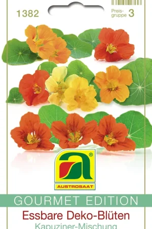 Aanbieding - AUSTROSAAT GOURMET EDITION Eetbare Decoratieve Bloemen Kapuziner-Mischung
