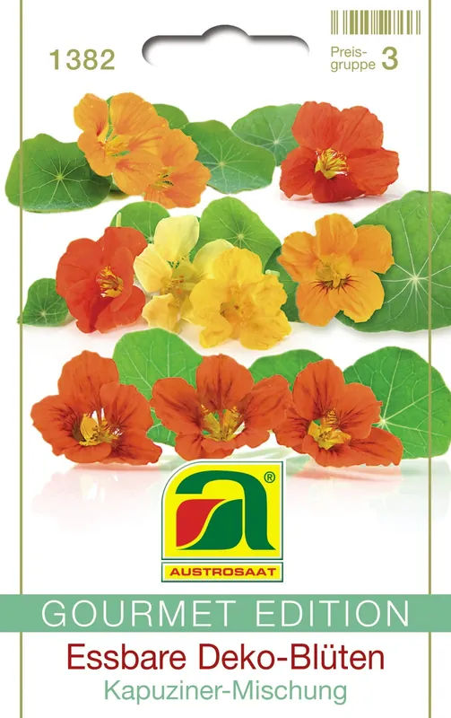 Aanbieding - AUSTROSAAT GOURMET EDITION Eetbare Decoratieve Bloemen Kapuziner-Mischung