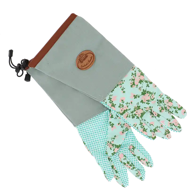 Op voorraad | Esschert Design Handschoenen met Rozenprint - Lang