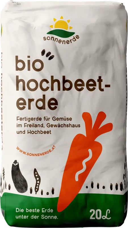 Sonnenerde Biologische Grond voor Verhoogde Bedden, 20 liter - Veilig winkelen
