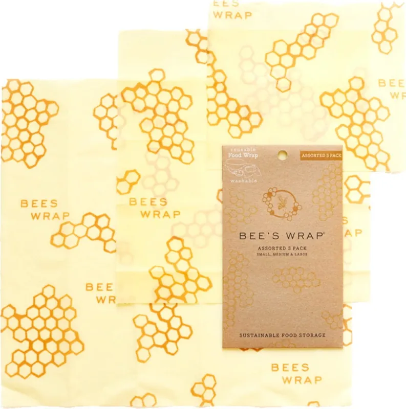 Speciale deal - Bee‘s Wrap Bijenwasdoeken Startset, Mimi‘s Purple (3 stuks)