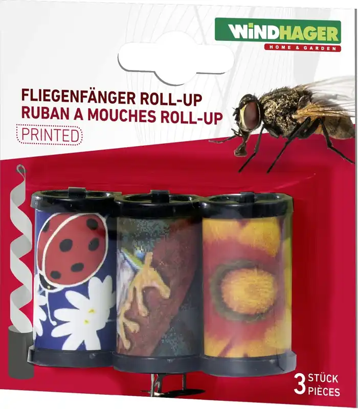 Windhager Oprolbare Vliegenval - Set van 3 - Flitsaanbieding