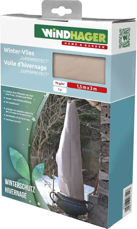 Beste prijs | Windhager Wintervlies SUPERPROTECT - 3 x 1,5 m