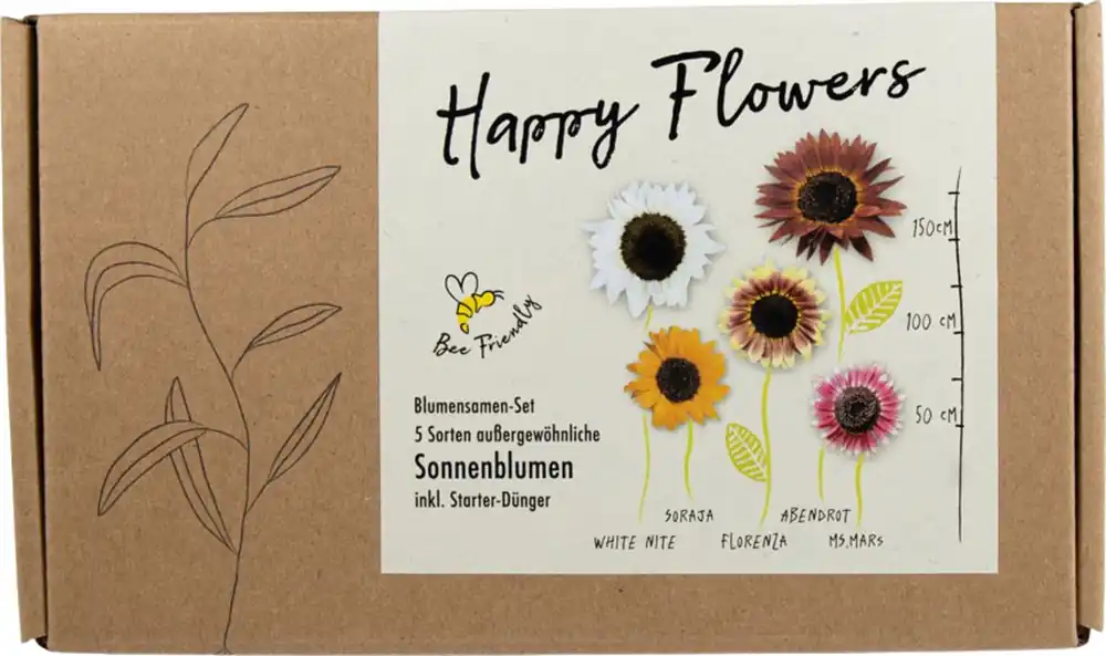 naturkraftwerk Bloemenzaadset "Happy Flower" | Voordeelprijs