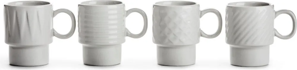 sagaform Coffee & More Espresso kopjes Wit - Set van 4 | Slechts tijdelijk