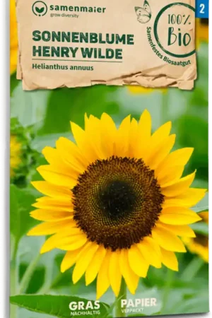 Samen Maier Biologische Zonnebloem "Henry Wilde" | Bespaar meer