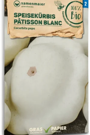 Scherpe prijs - Samen Maier Biologische Pompoen "Patisson Blanc"