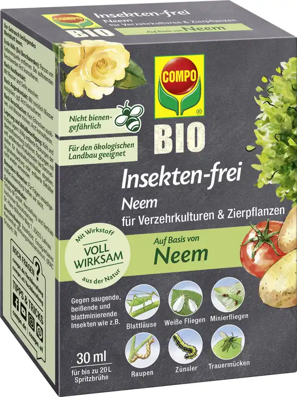 Nieuw in de shop - COMPO BIOLOGISCHE Insectenvrije Neem, 75 ml - Reg.Nr. 2699-902