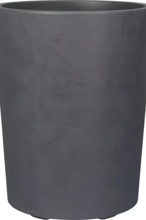 Klantfavoriet - Deroma Plantenbak Millenium 53 cm met Waterreservoir, Antraciet, Asgrijs