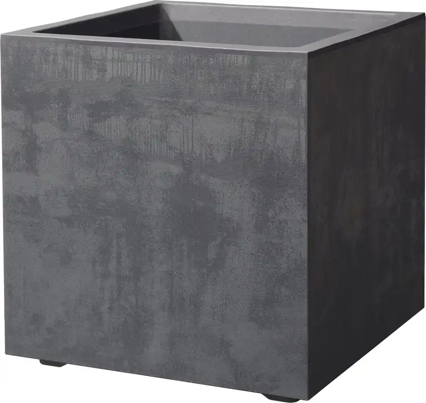Deroma Plantenbak "Quadro Millenium" met Waterreservoir - Antraciet, 49 cm | Topprijs