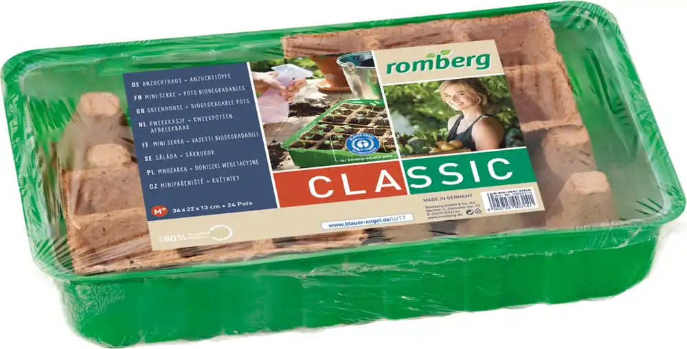 Romberg Kweekbak M PLUS POTS incl. 24 Kweekpotten in Strook - Pak je kans