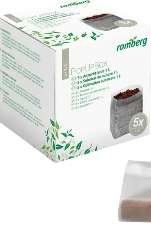 Romberg POP UP BOX Kweekgrond, 5x 1 liter | Klantfavoriet