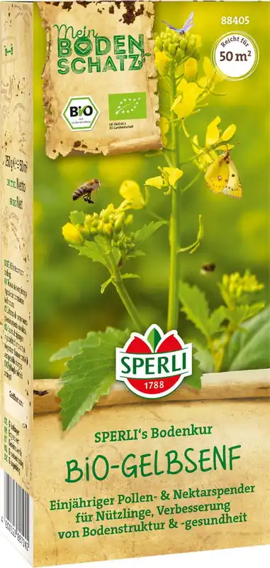 Fabrieksprijs | Sperli Biologische Grondkuur Witte Mosterd, 250 g