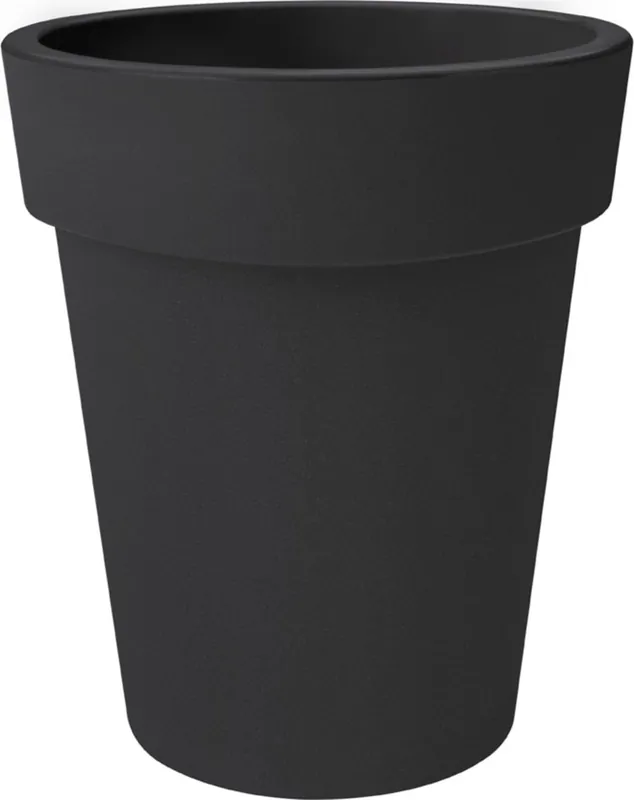 elho green basics top planter hoog 35cm, living black - Uitverkoop