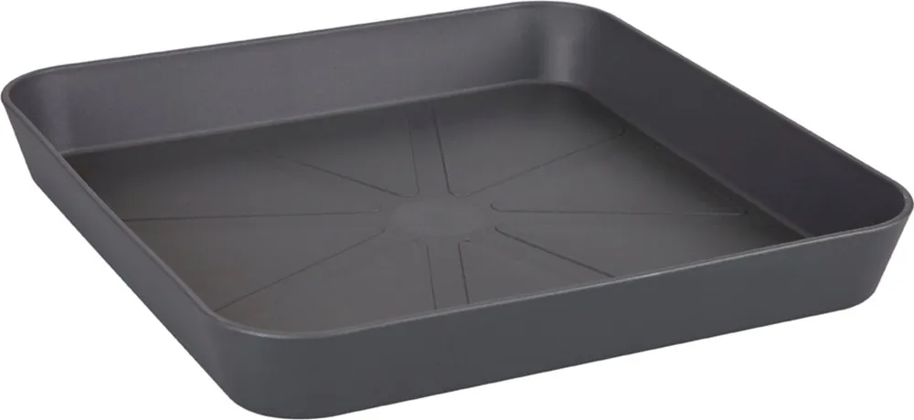 Tijdelijke actie | elho loft urban schotel vierkant 22cm, antraciet