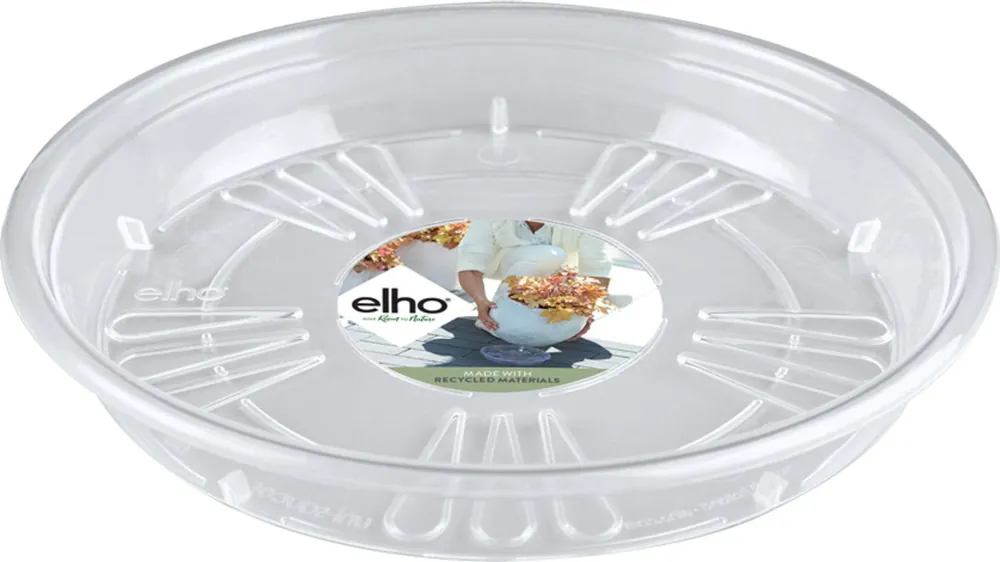 Vanaf nu beschikbaar - elho uiniversele schotel rond - transparant, 21 cm