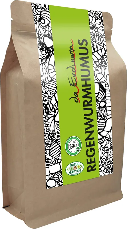 Bespaar nu | da Erdwurm Humus van Regenwormen, 1 liter