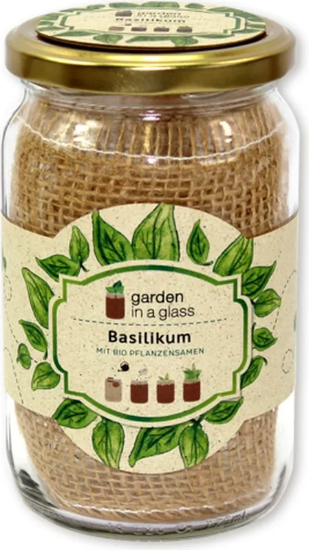 Feel Green Garden in a Glass "Basilikum" | Zeer goed beoordeeld