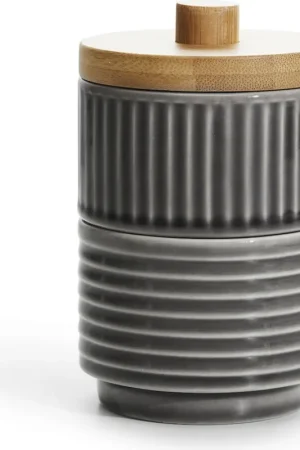 Direct beschikbaar | sagaform Coffee & More, Kommen Set van 2 met Deksel, Grijs