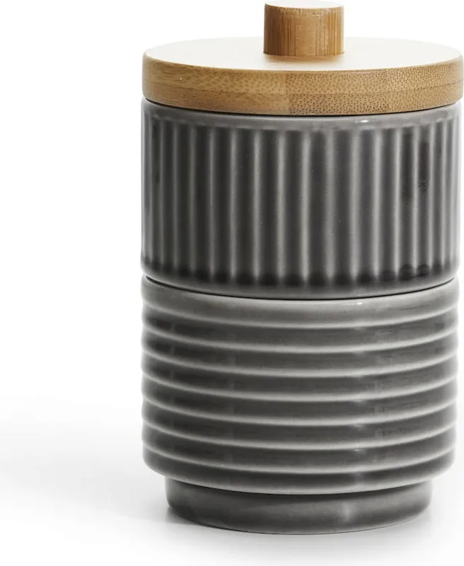 Direct beschikbaar | sagaform Coffee & More, Kommen Set van 2 met Deksel, Grijs