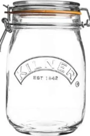 Nog enkele stuks | Kilner Ronde Pot met Beugel (1 Liter), 2 l