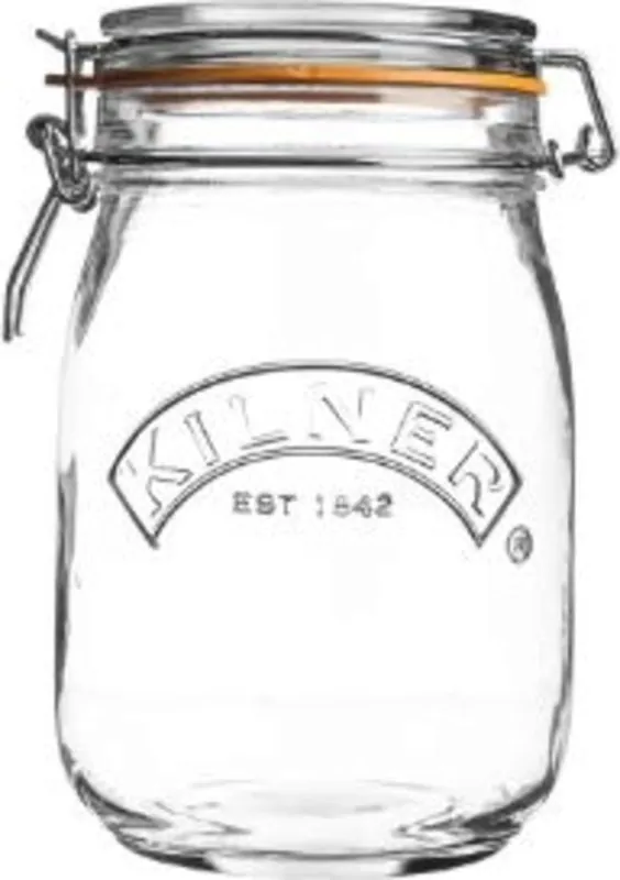 Nog enkele stuks | Kilner Ronde Pot met Beugel (1 Liter), 2 l