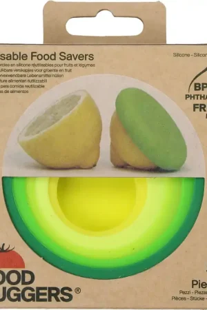 Food Huggers Siliconen Dekselset in Groen | Slechts tijdelijk