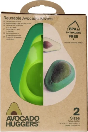 Tijdelijke actie - Food Huggers Siliconen Deksel voor Avocado‘s Set van 2
