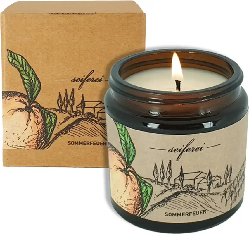Seiferei Geur & Massage Kaars Zomervuur, 120 ml - Erg populair
