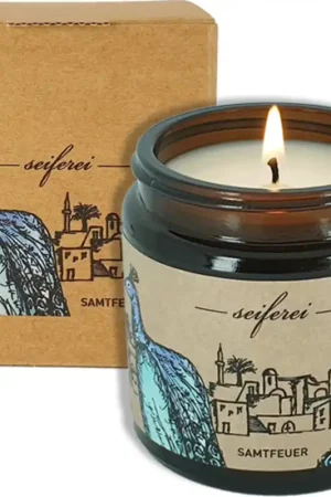Seiferei Geurkaars & Massagekaars Fluweelachtig Vuur, 120 ml - Dagdeal
