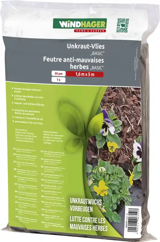 Windhager Basic Onkruidvlies | Klaar voor verzending