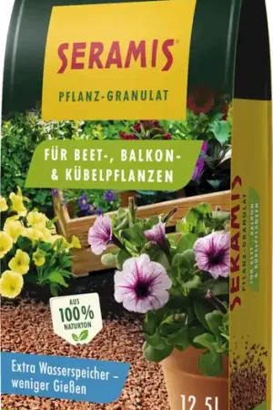 Beste prijs | Seramis Plant Granulaat voor Perk-, Balkon- en Kuipplanten 12,5 liter, 12,50 L
