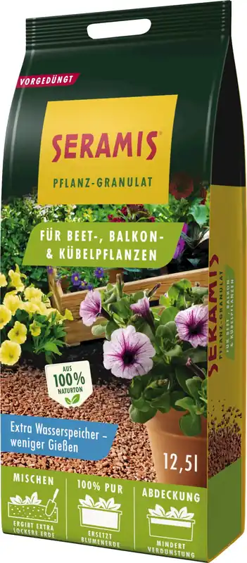 Beste prijs | Seramis Plant Granulaat voor Perk-, Balkon- en Kuipplanten 12,5 liter, 12,50 L