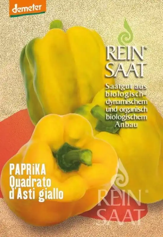 ReinSaat Paprika ‘‘Quadrato d‘Asti giallo‘‘ - Erg populair