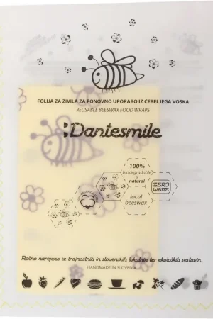 Trending - Dantesmile Herbruikbare Bijenwasdoek, 35 x 35cm