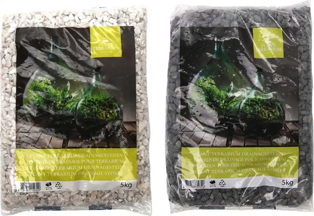 Online bestellen | Esschert Design Plant Terrarium Drainagestenen, Zwart, 1