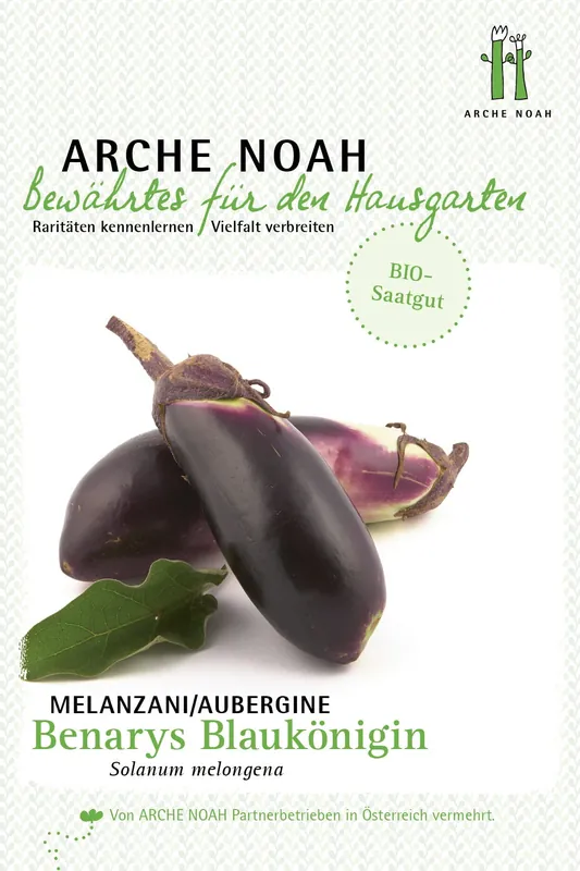 Arche Noah Biologische Aubergine "Benary’s Blaukönigin" - Bespaar nu