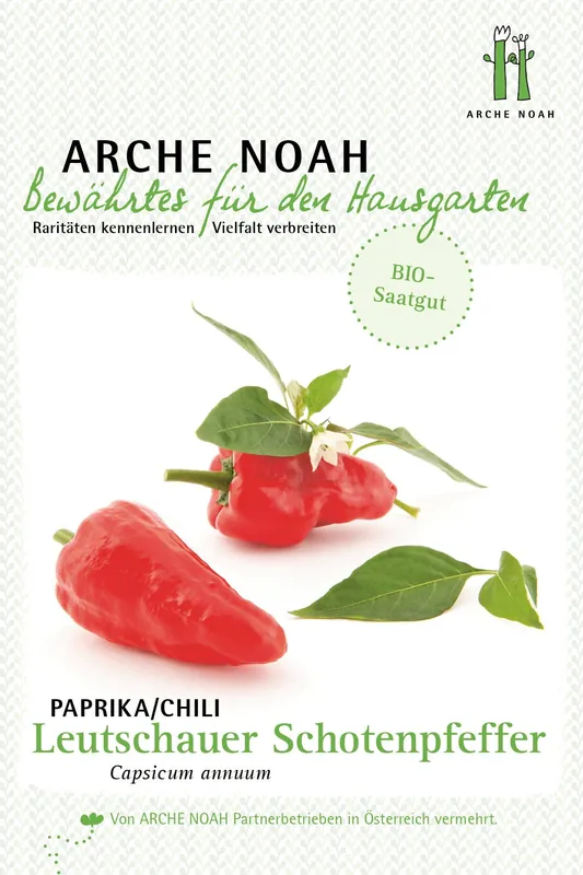 Arche Noah Biologische Pepperoni / Chilli "Leutschauer Schotenpfeffer" - Nu kopen