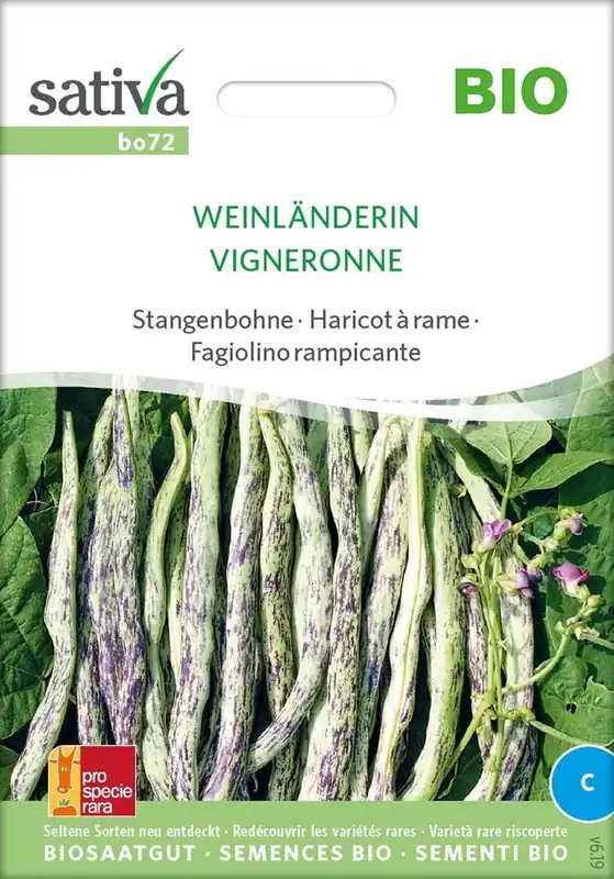 Sativa Biologische Struikboon "Weinländerin" - Nieuw gelanceerd