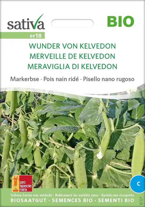 Tijdelijk aanbod - Sativa Biologische Doperwt "Wunder von Kelvedon"